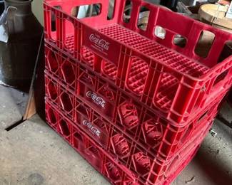 788 fourcocacolaredplasticbottlecrates