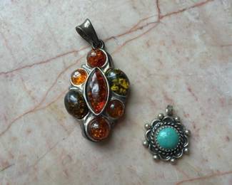 013 sterlingsilveramberandturquoisegems