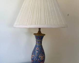 006 cloisonnstyletablelampwithfloralmo