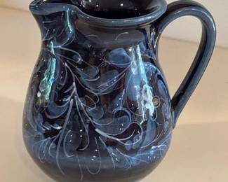 071 handpaintedpotterypitcher