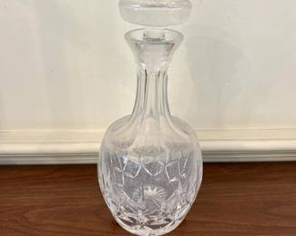 578 atlantiscrystalcutglassdecanterwith