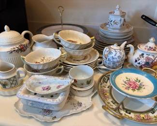 115 assortedvintagechinadinnerware