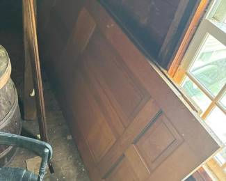 624 setoftwosixpanelsolidwooddoors
