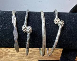 829 sterlingsilverbanglebraceletsassortm