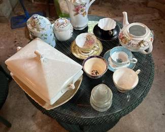 806 assortedvintageporcelaintableware