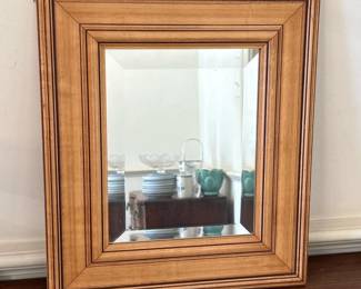635 135x155woodenframedwallmirrorby
