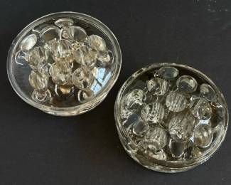 191 pairofpressedglassflowerfrogs