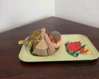 321 pairofganzbirdfigurineswithtrayan