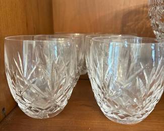 291 sixwaterfordcrystalcutglasstumblers
