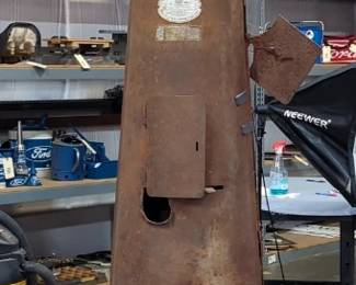 Gilbert & Barker Visible Gas Pump, Model T-176, Circa 1920s, Approx 102" x 22"