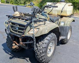 Suzuki Eiger QuadRunner 400 4x4 ATV, Odometer Reads 2086