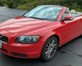 2009 Volvo C70 T5 Convertible, 5 Speed Automatic, FWD, 2.5L I5, Miles Showing On Odometer 143,496, VIN# YV1MC672X9J072716, Kansas Title