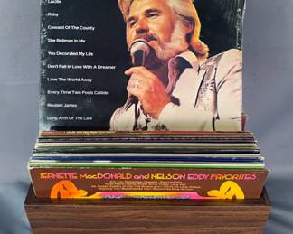 Vinyl Albums Including Country, Classics, Rock & Roll, Spiritual, And More, Contents Of Storage Box, Approx Qty 48