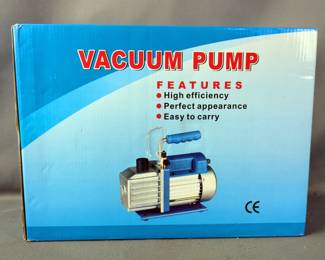 Vacuum Pump, In Original Box