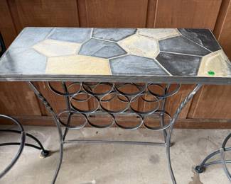 $20 Stone top wine rack. Heavy. Real quality. 
