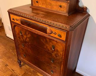 1930's Art Deco waterfall chest of drawers