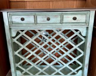 Solid wood wine rack
