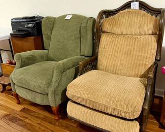 Recliners from $10 -- Solid quality.  We need more space, they must go. 