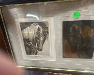 Linda Lloyd etching and plate