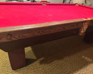 One of the Original Pool Tables from the House of David