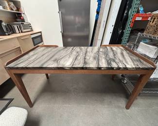 Stone slab writing desk. Very heavy!