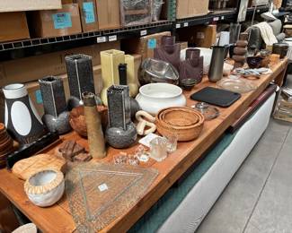 Lots and lots of vintage and new decor!