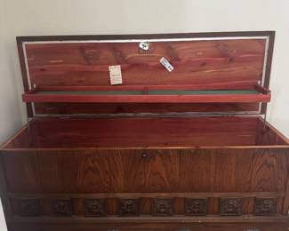 1940s cedar trunk