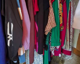 Lots of vintage clothing