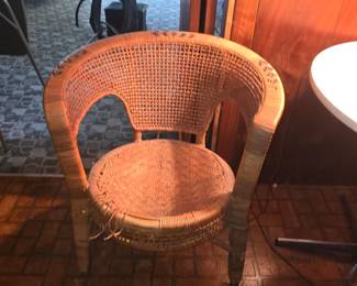 Wicker chair