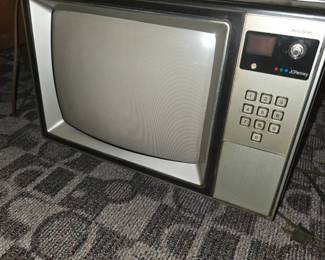 JCPenney AccuScan 13-inch CRT color television from the mid-1980s (such as Model 685-2042J