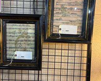 Antique Black Ebony Frames