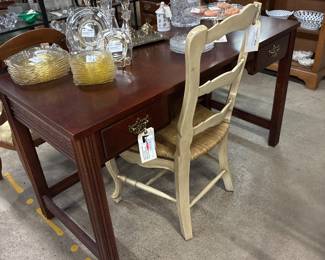 Bassett desk can double as entry way or sofa console table...