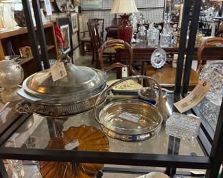 Silverplate items...