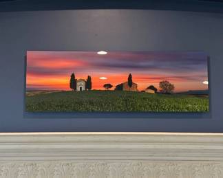 Lot #21 Peter Lik Signed Tuscany Panoramic Sunset Photo Print Acrylic Glass