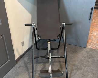 Lot #12 HealthyBack Inversion Table Back Decompression Therapy Folding Home Gym