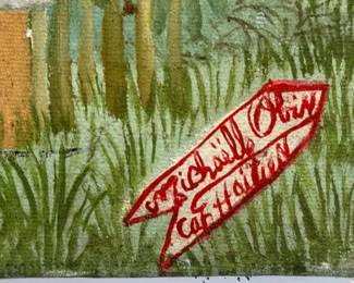 Signature Michaelle Obin _Cap Haitian school of art