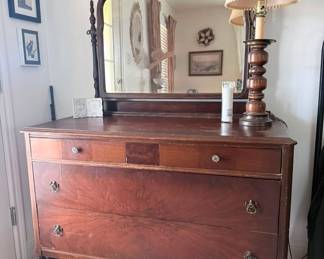 Vintage dresser with mirror
