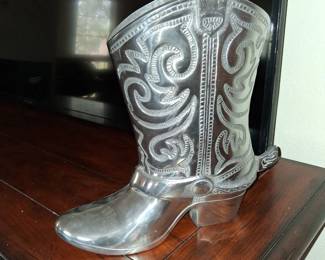 Pewter boot