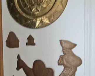 Antique bronze Venezuelan disk