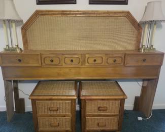 Vintage Broyhill Mid-century bedroom