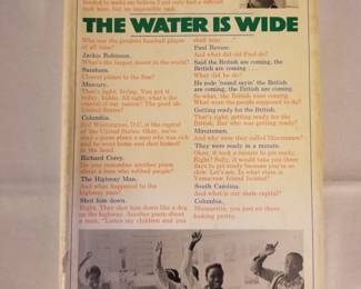 Pat Conroy signed first edition "The Water Is Wide"