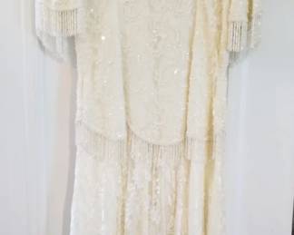 Vintage tea-length wedding dress