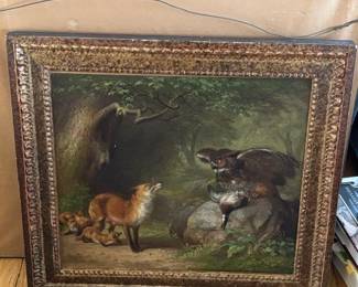 WH Beard Fox Family and Owl