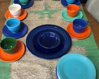 Vintage Fiesta Ware and Thunderbird Hanging