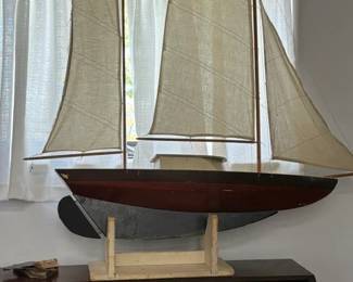 LS3 Folk Art Pond Boat