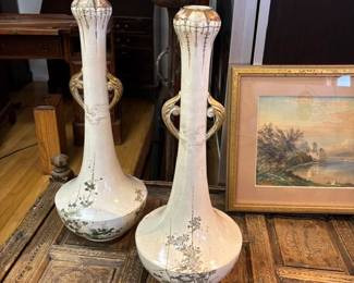 LS43a Satsuma Vases Taisho