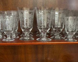 LS48 c1930 Wine Glasses Set