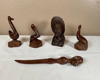 Wood Carved Trinkets