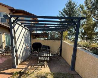Pergola with Sun Shade