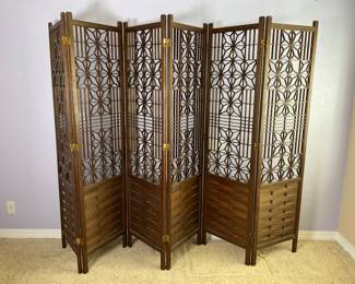Wooden Room Divider